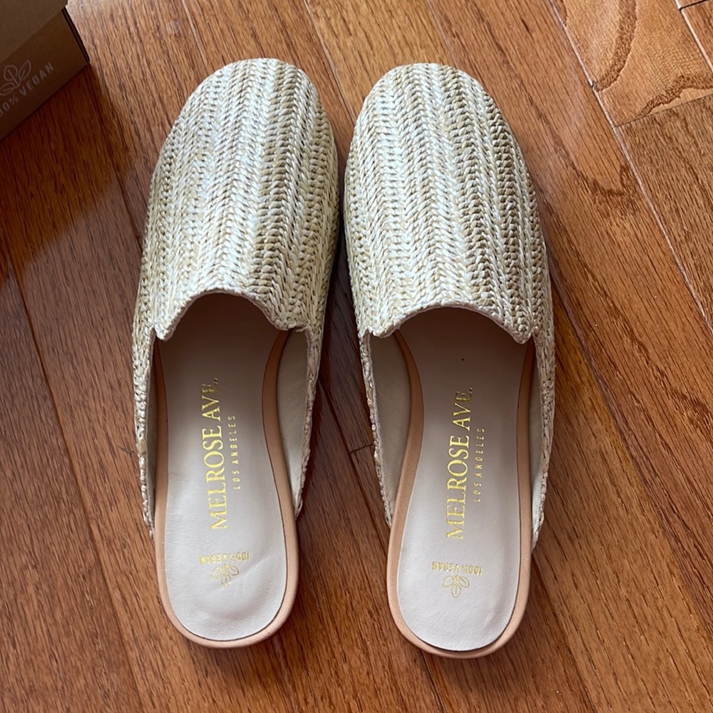 Melrose Ave square toe mule